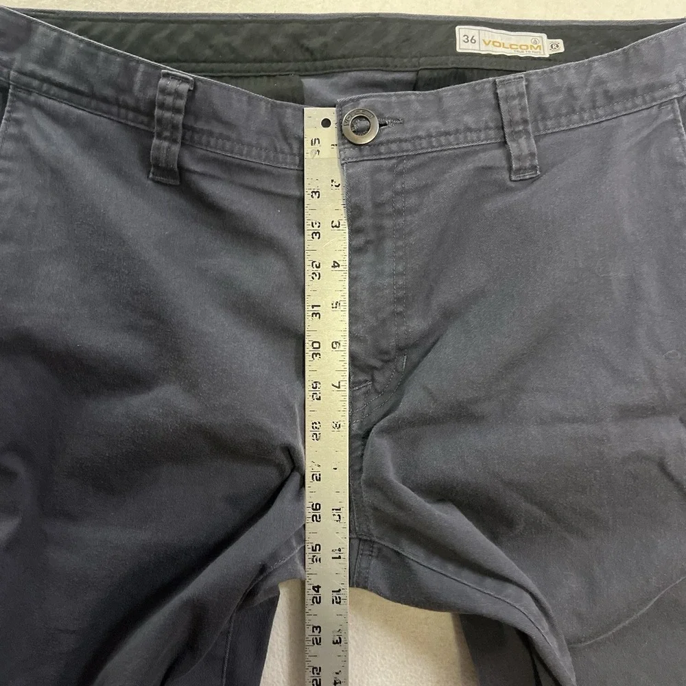 Volcom Chino Pants Men's Size 36x 30 (Fits 38x29) Blue Skater Workwear FADED